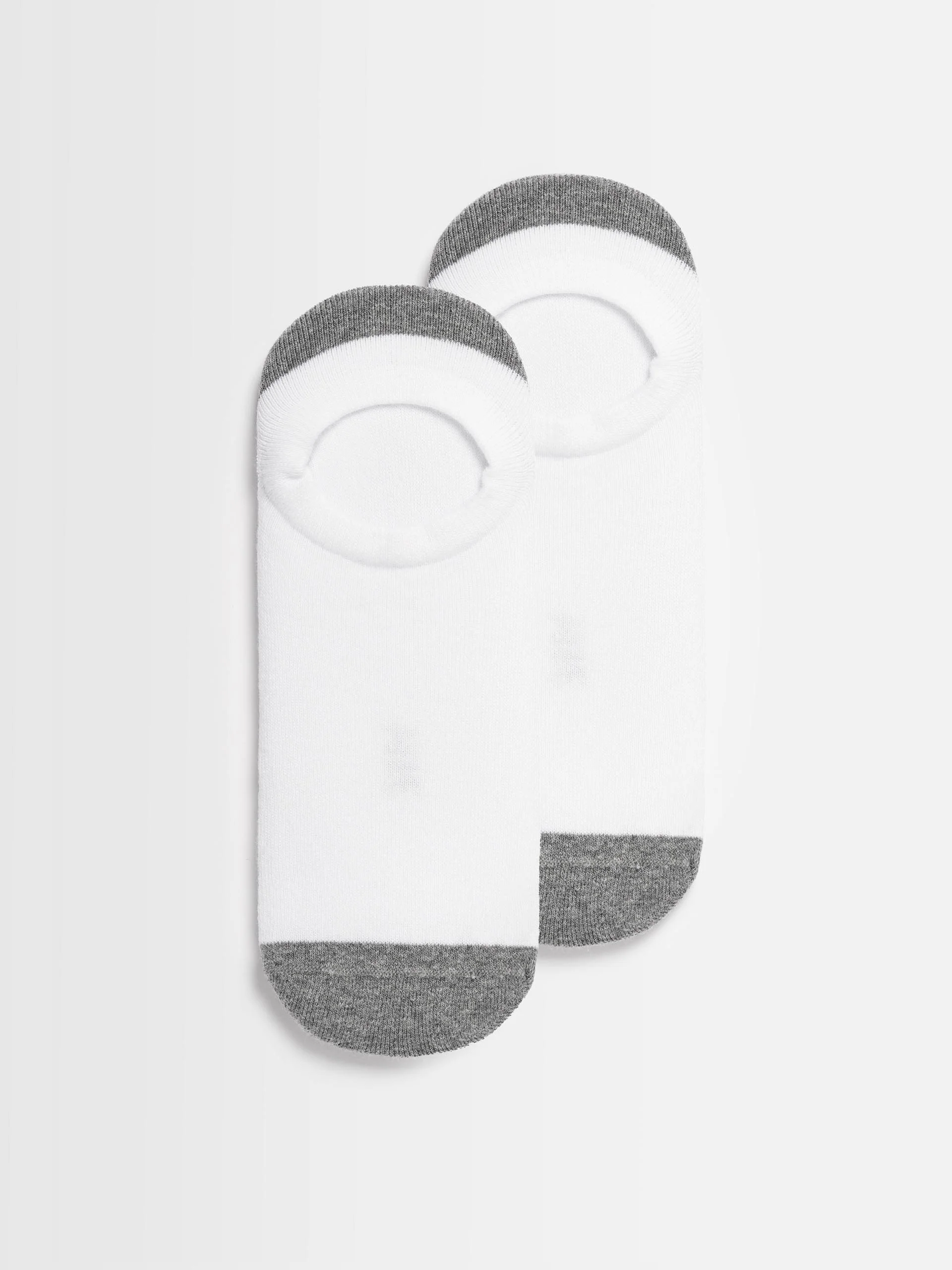 3 Pack ARNE Invisible Socks in Black White Grey - Image 5