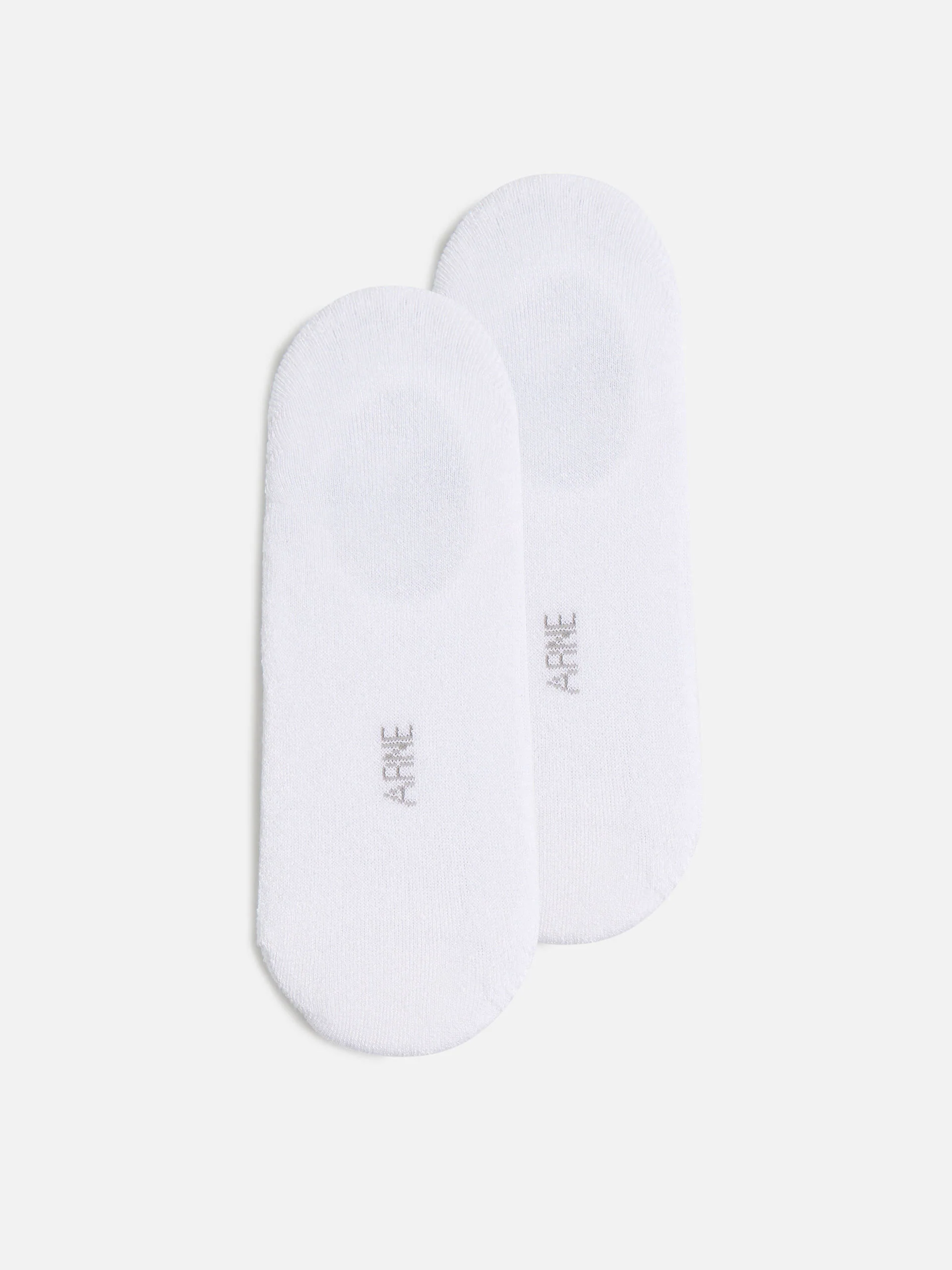 3 Pack Invisible Cushioned Sock in Black White Marl Grey - Image 5