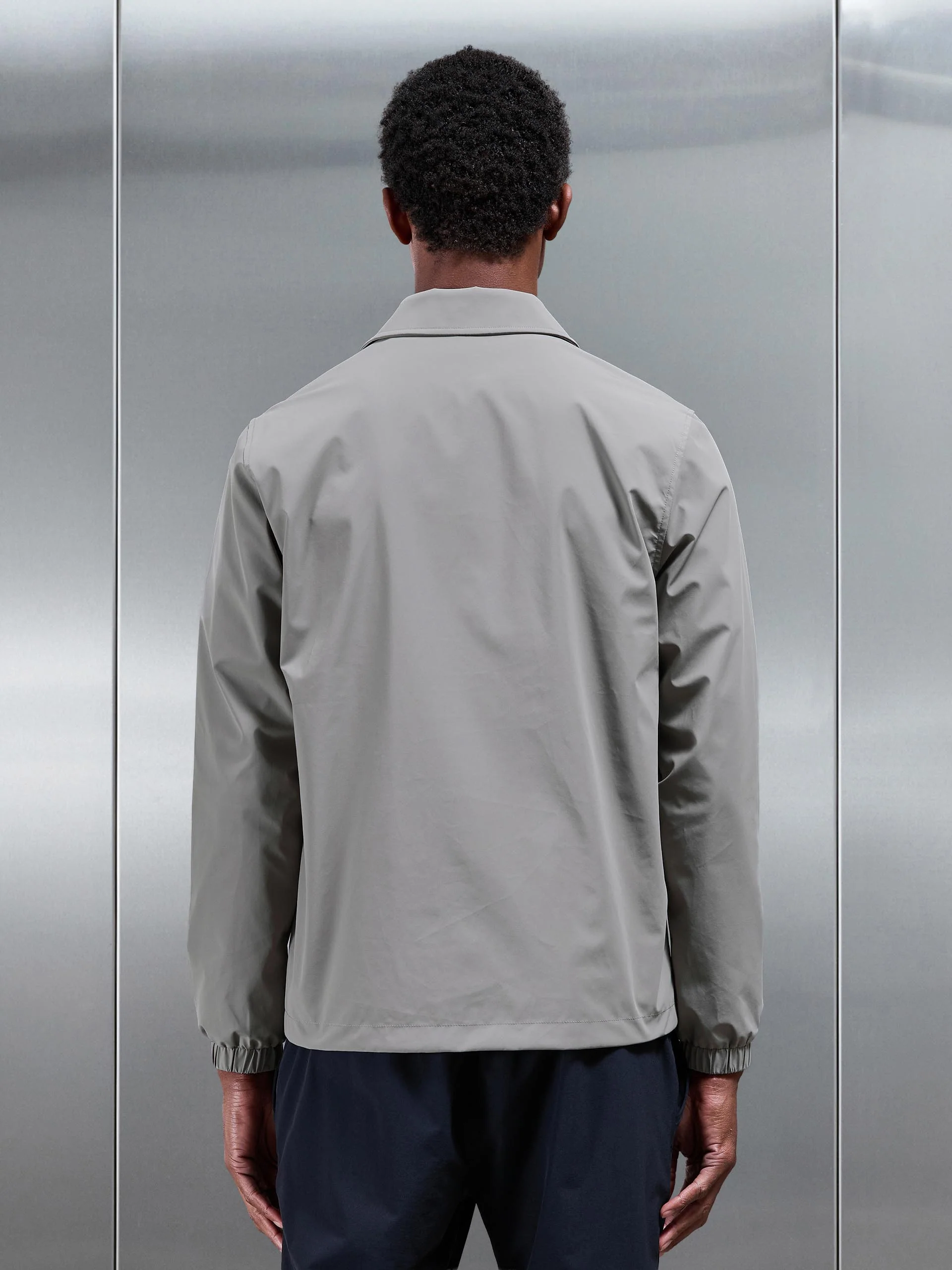 Coach Jacket in Taupe - Image 3