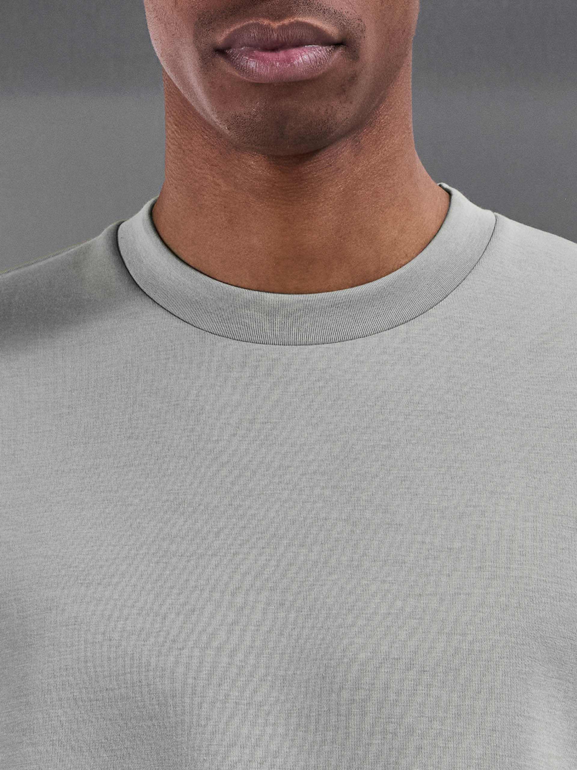 Everyday Luxe Relaxed T-Shirt in Stone - Image 4