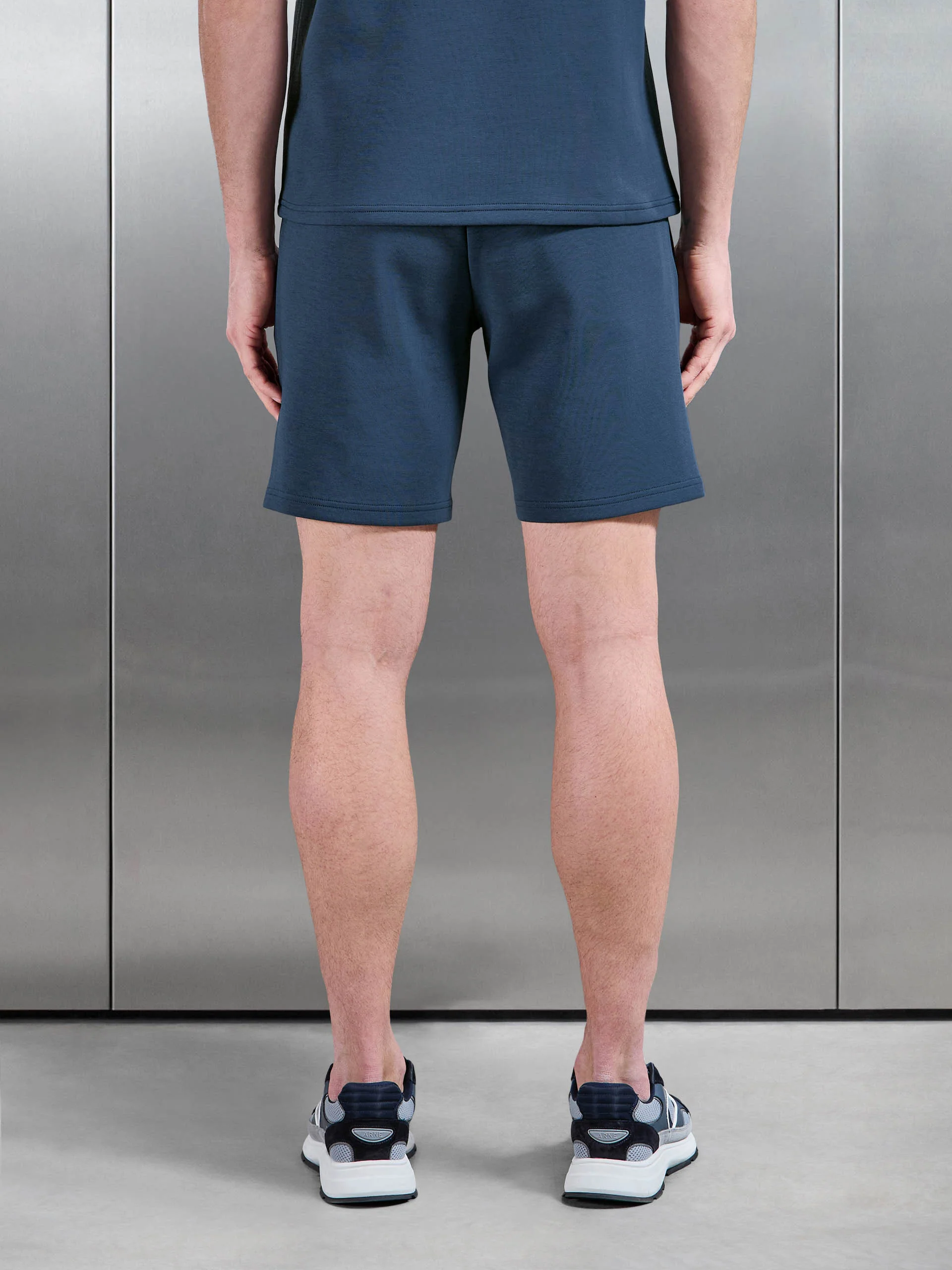 Everyday Luxe Short in Steel Blue - Image 3