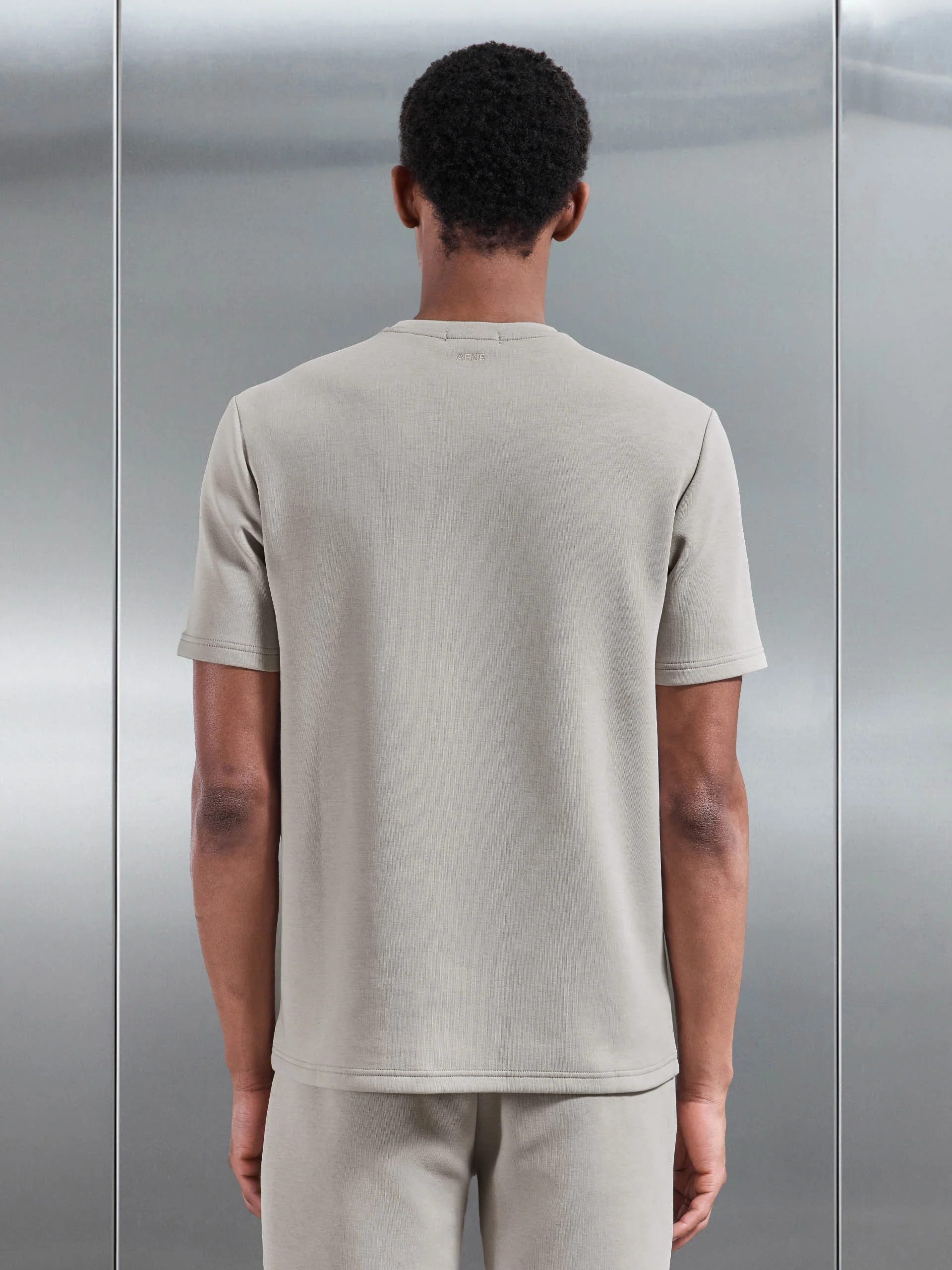 Everyday Luxe T-Shirt in Beige - Image 3