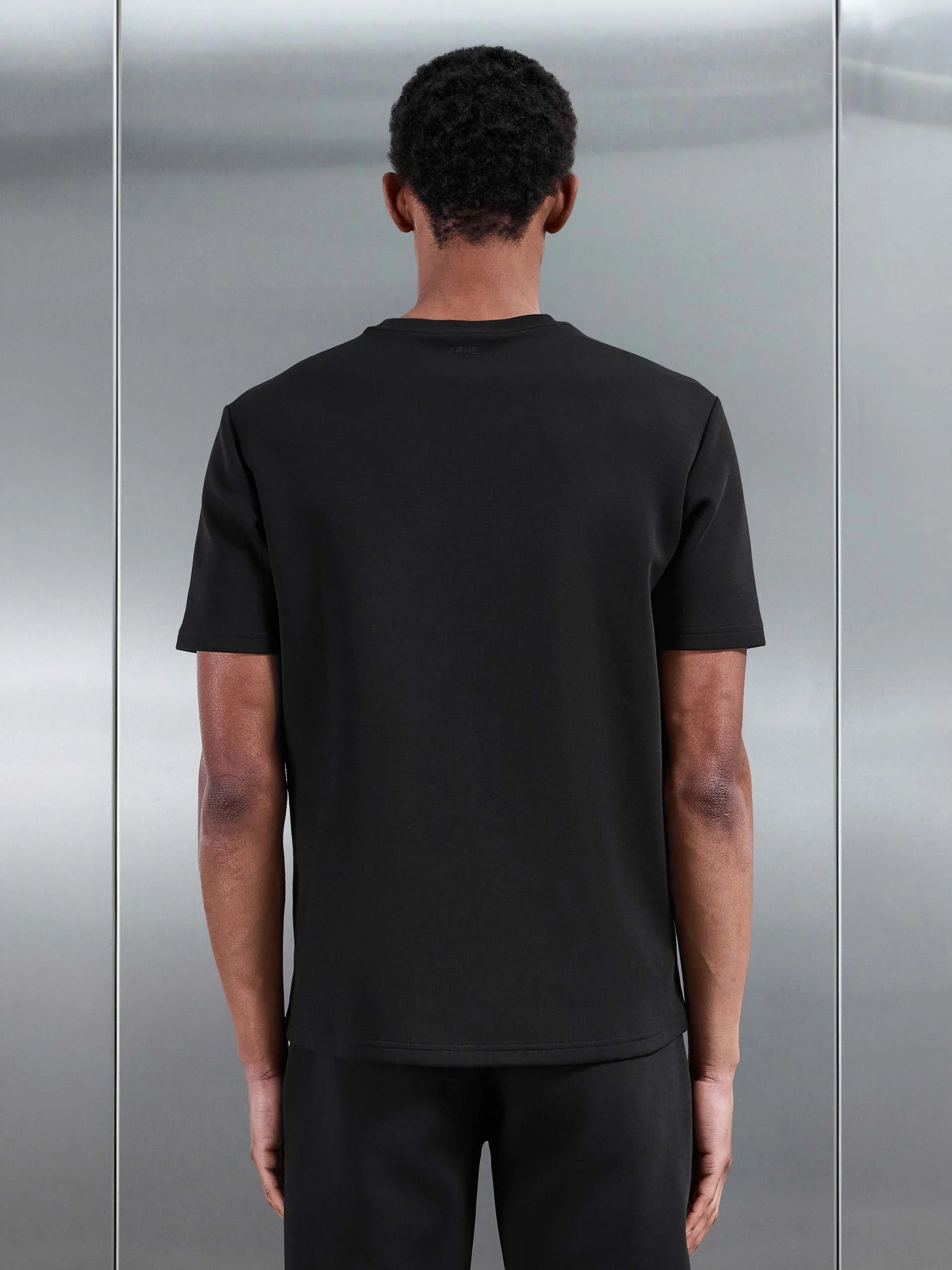 Everyday Luxe T-Shirt in Black - Image 3