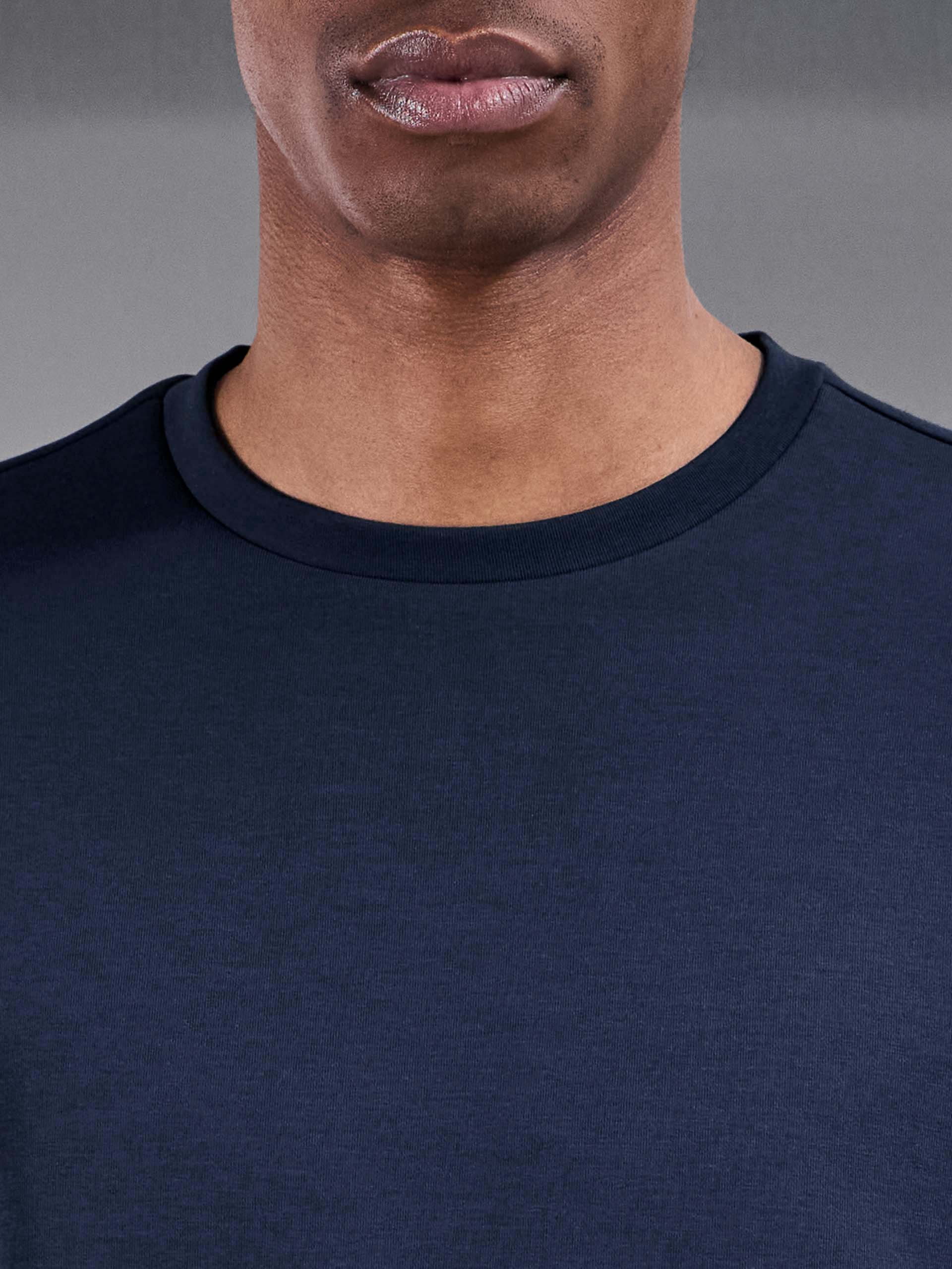 Everyday Luxe T-Shirt in Navy - Image 3
