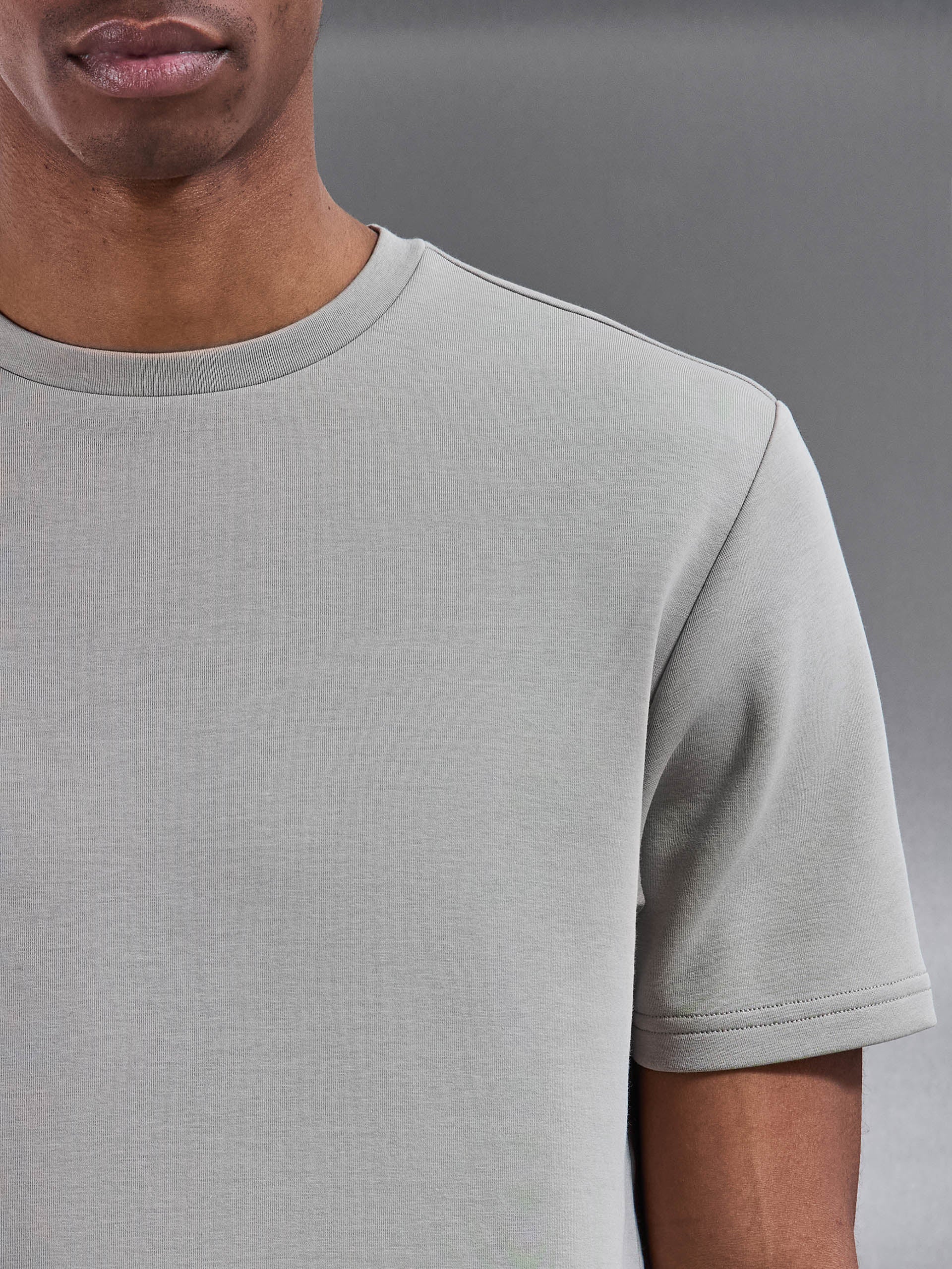 Everyday Luxe T-Shirt in Stone - Image 4