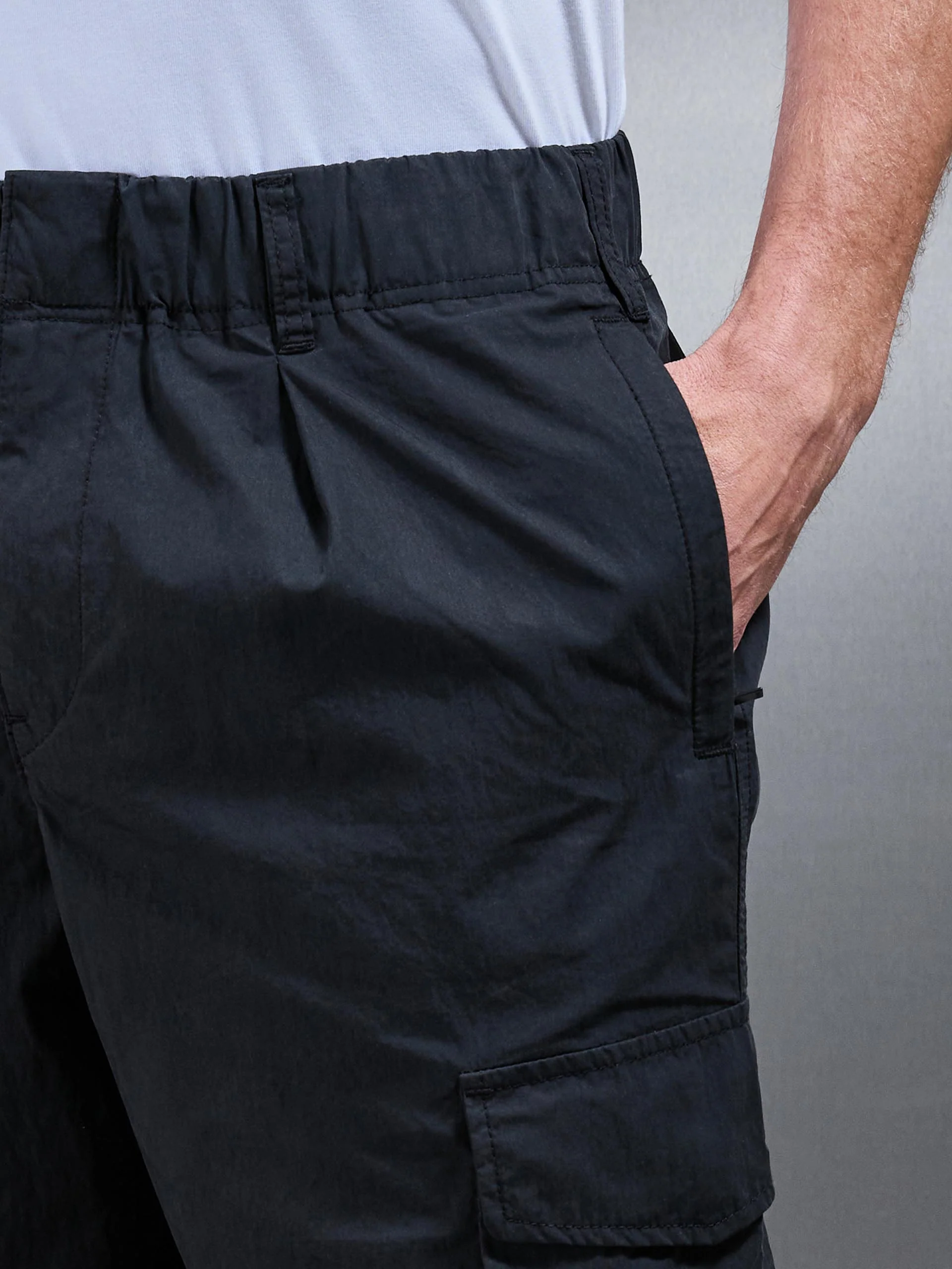 Parachute Cargo Pant in Black - Image 5