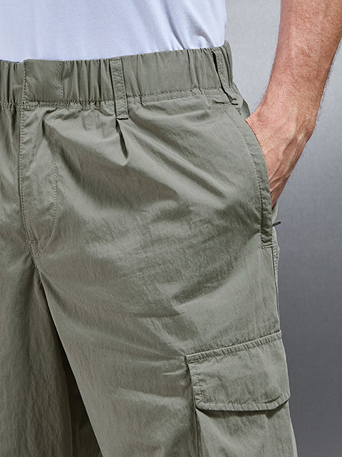 Parachute Cargo Pant in Olive - Image 5